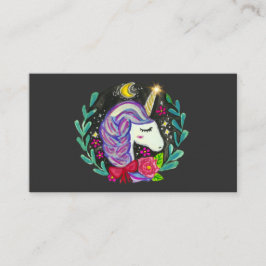 Tarjeta De Visita Vibraciones de Unicornio Mágico