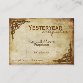 Tarjeta De Visita Victorian de las antigüedades del vintage