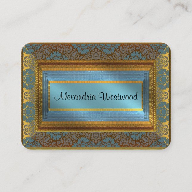 Tarjeta De Visita Victorian elegante IV de MeLarks (Anverso)
