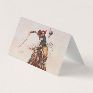 Tarjeta De Visita Vida del vaquero de la CAMISETA