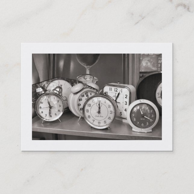 Tarjeta De Visita Vida residual alarmante (bordeada) (Anverso)