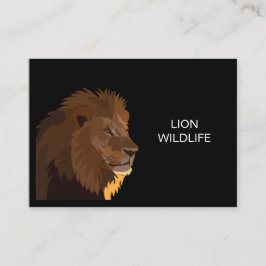 Tarjeta De Visita Vida salvaje de animales leones