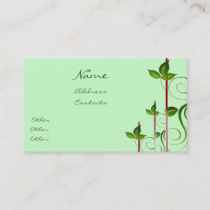 Tarjeta De Visita Vida verde