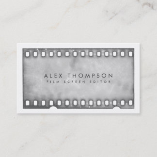 Tarjeta De Visita Video Youtuber, editor de películas de moda