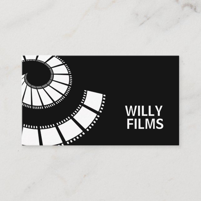 Tarjeta De Visita Videografo Director de cine (Anverso)