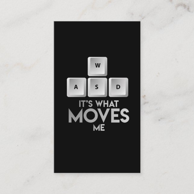 Tarjeta De Visita Videojugador del empollón de la camiseta del juego (Anverso)