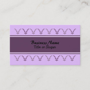 Tarjeta De Visita Vides Purpuras