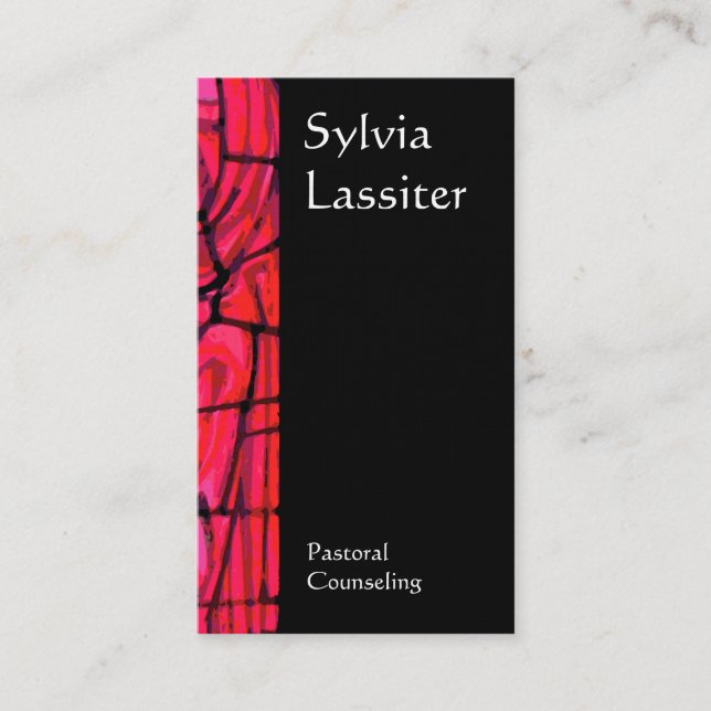 Tarjeta De Visita Vidrio contenido (Anverso)