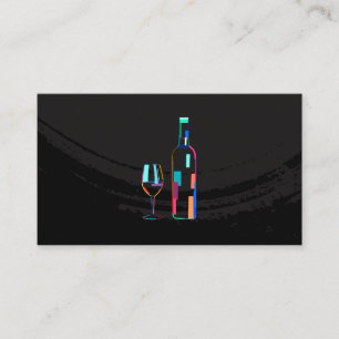Tarjeta De Visita Vidrio moderno Art Decó Vidrio