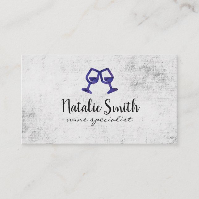 Tarjeta De Visita Viedos de uvas vitivinícolas (Anverso)