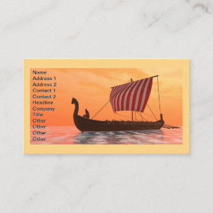 Tarjeta De Visita Viking Longship Ventures