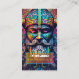 Tarjeta De Visita Viking Warrior Business Card