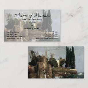 Tarjeta De Visita Villa By The Sea de Arnold Bocklin