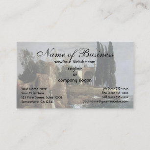 Tarjeta De Visita Villa junto al mar de Arnold Bocklin