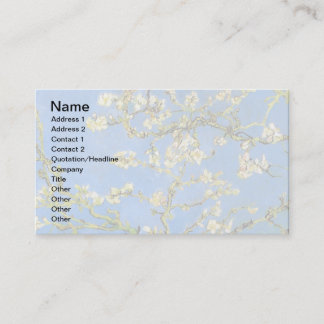 Tarjeta De Visita Vincent Van Gogh - Almendro en Flor Arte Fino