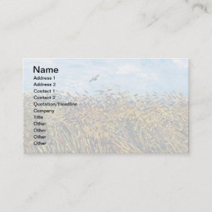 Tarjeta De Visita Vincent Van Gogh - Campo de trigo con una alondra