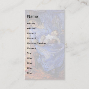 Tarjeta De Visita Vincent Van Gogh - El hombre está en el mar Arte f
