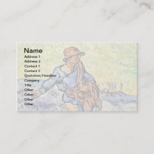 Tarjeta De Visita Vincent Van Gogh - El sembrador - Pintura de arte