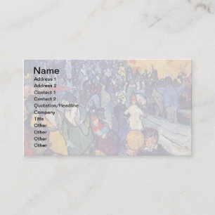 Tarjeta De Visita Vincent Van Gogh - Espectadores en la Arena