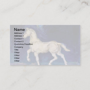 Tarjeta De Visita Vincent Van Gogh - Estatuilla de yeso de un caball