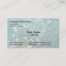Tarjeta De Visita Vincent van Gogh, floreciente árbol de almendros