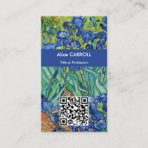 Vincent Van Gogh - Irises - Código QR