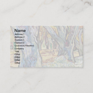 Tarjeta De Visita Vincent Van Gogh - Los reparadores de caminos - Ar