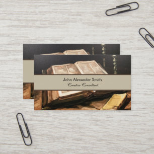 Tarjeta De Visita Vincent van Gogh: Naturaleza muerta con Biblia