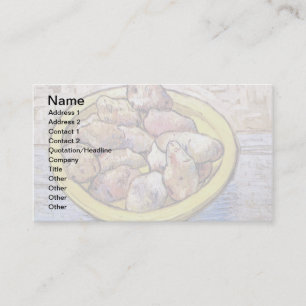 Tarjeta De Visita Vincent Van Gogh - Naturaleza Muerta Patatas Arte