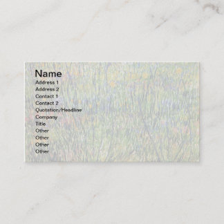 Tarjeta De Visita Vincent Van Gogh - Prado en Flor Arte Fino