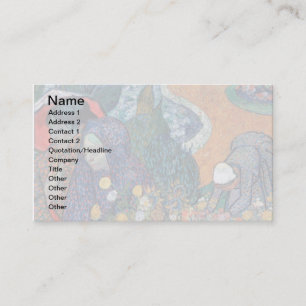 Tarjeta De Visita Vincent Van Gogh - Recuerdo del jardín en Etten