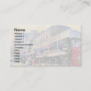 Tarjeta De Visita Vincent Van Gogh - Restaurante De La Sirene