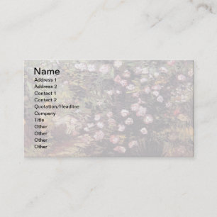 Tarjeta De Visita Vincent Van Gogh - Rosal en Flor Arte Fino