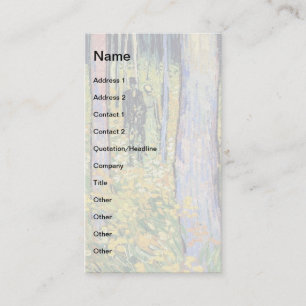 Tarjeta De Visita Vincent Van Gogh - Subcrecimiento Con Dos Cifras