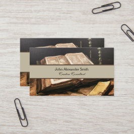 Tarjeta De Visita Vincent van Gogh: Todavía la vida con la Biblia