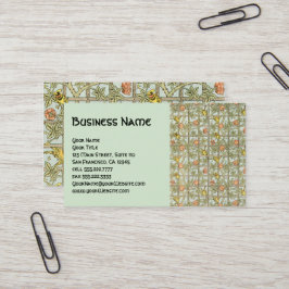 Tarjeta De Visita Vine Trellis, Rosa del antiguo victoriano William