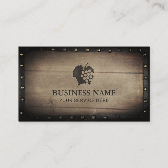 Tarjeta De Visita Viñeiras vitícolas enmarcadas (Anverso)