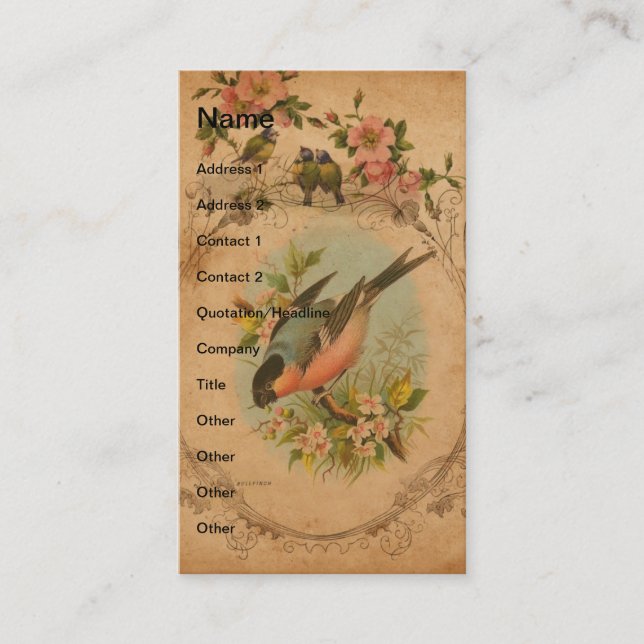 Tarjeta De Visita Viñeta (Anverso)