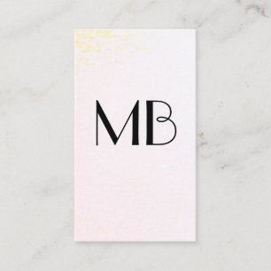 Tarjeta De Visita Vino monogramo
