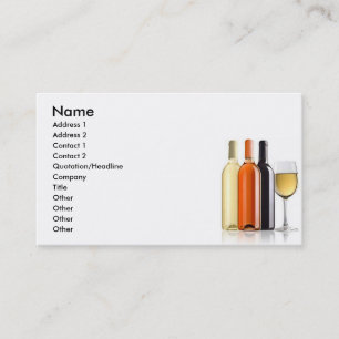 TARJETA DE VISITA VINO POR CUALQUIER RAZÓN AUTOBÚS/TARJETA PERSONA