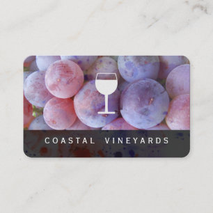 Tarjeta De Visita Vino Vino Vidrio