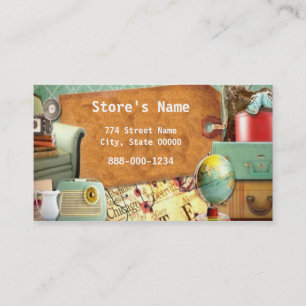 Tarjeta De Visita Vintage antiguo