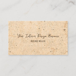 Tarjeta De Visita Vintage Antique Beige Country Farmhouse Grunge