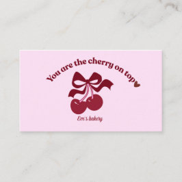 Tarjeta De Visita Vintage bakery business card