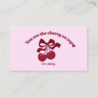 Tarjeta De Visita Vintage bakery business card