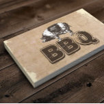 Tarjeta De Visita Vintage BBQ Pork Business Card<br><div class="desc">Tarjeta de presentación de cerdo de barbacoa vintage.</div>