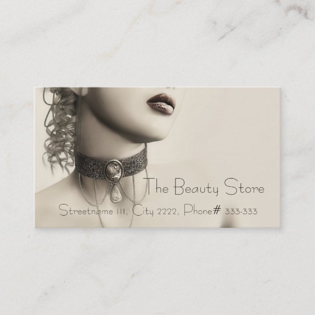 Tarjeta De Visita Vintage BusinessCards (Anverso)