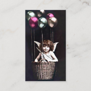 Tarjeta De Visita Vintage Cupido