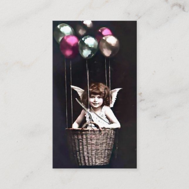 Tarjeta De Visita Vintage Cupido (Anverso)