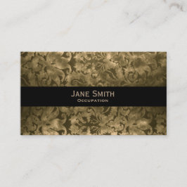 Tarjeta De Visita Vintage damask tradicional bohemio antiguo